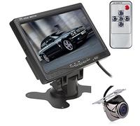 BW 7" TFT LCD Car Rearview Headrest Monitor PAL Car Monitor CCTV Color Screen Monitor for Car Reverse Camera High Resolution Car Rear View Reverse Backup Camera