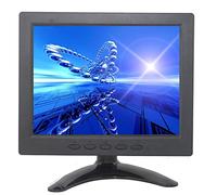 BW 8 inch TFT LCD Color Car Monitor HD 1024 * 768 PC Monitors CCTV Monitors with HDMI/VGA/AV/BNC/Composite Inputs for PC Security Camera CCTV DVR Systems