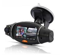 BW BWSC310 2.7 Inch Rotatable Screen Dual Camera Car DVR with GPS Logger and GPS Sensor Night Vision