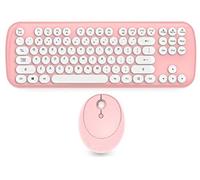 BW Candy Plus Bluetotth Wireless / 2.4G Dual-Mode Ergonomic Power Saving Keyboard and Mouse Home Office Wireless Set