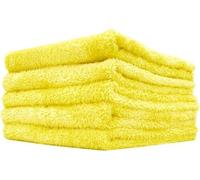 BW&HM Microfibre Car Cleaning Cloths Auto drying cloth 40 x 40 cm 5 Pack (Yellow, 40 x 40 cm)