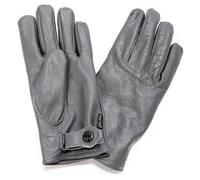 BW LEATHER FINGER GLOVES GREY GEF