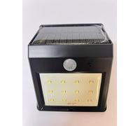 BW Motion Sensor LED Solar Light, 12 Bright LEDs Wireless Waterproof Outdoor Security Lighting, Over 12 Hours Runtime and 10s Delay Time, with Auto Mode for Garden Yard Driveway, Black