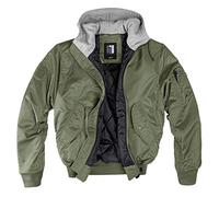 BW-ONLINE-SHOP MA-1 Men's Hooded Bomber Jacket with Hood - - X-Large