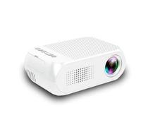 BW ''Simple'' Mini Projector - PVC 1080P HD Mini Home Theater Media Player Portable LED Light Projector USB Portable Audio Projector Home Video Player