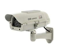 BW Solar Power Indoor/Outdoor Professional Design Dummy IR LED Light Security Surveillance Home/Shop CCTV Fake Camera