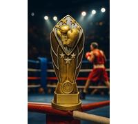 BW Trophies Boxing Trophy Award - Bronze Gold Boxing Gloves Design with Customized Engraving, Personalised Sports Trophy for Boxers, Gyms, Clubs & Tournament Winners. (240mm)