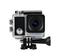 BW Ultra-HD 4K Action Camera - 4x Zoom, IP68 Waterproof, 170 Degree Viewing Angle, 1/2-Inch CMOS, 2-Inch Display, Wi-Fi (Silver)