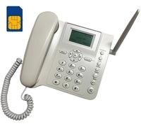 BW Wireless Desktop Phone GSM Quad Band SMS and Hands-Free Function Model - White