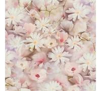 AS Creation Floral Flower Petal White Blush Pink Paste The Wall Vinyl Wallpaper