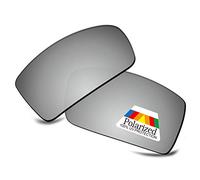 Bwake POLARIZED Replacement Lenses for Oakley Gibston Sunglasses OO9449 - Satin Silver