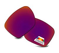 Bwake Replacement Lenses for Oakley Sylas Sunglasses OO9448 57mm - Raspberry Purple POLARIZED