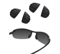 Bwake Replacement Nose Pieces Pads for Maui Jim Makaha/Sandy Beach/Ho'okipa/Kanaha/Turtle Bay/Banyans/Hapuna Sunglasses - Black&Black