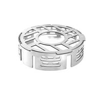 BWANGIAO Metal Stove Windshield Rings for Hiking and Camping | Outdoor Metal Durability, Light Weight Folded, Winds Blockers for Various Weather Conditions, Heat Efficiency