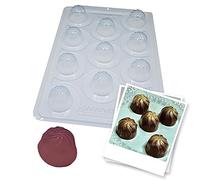 BWB SP 1018 Semi-Professional 3-Part Truffles Chocolate Shell 11 g for Hot Chocolate 11-45 g Three-dimensional Polycarbonate