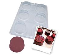 BWB SP 802 Semiprofessional mold 3 parts Gingerbread small shell 35g for 8 Cavity hot chocolate 35-120g PET plastic Three-dimensional Pastry accessories and utensils