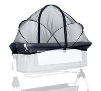 BWBIKE Baby Beside Crib Mosquito Net Cover Folded Universal Travel Cot Mosquito Cover Insect Cat Net 2-Way Zipper Mosquito Net for Baby Crib Bed,Black,23.6 * 41.3 inches