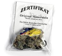 BWBS Real Piece of the BERLIN WALL with Certificate of Authenticity - Authentic Historic German Artifact Souvenir from Europe
