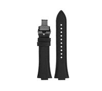 BWBVHRHZY 12mm Convex Mouth Nylon Watchband Fit For Tissot PRX Series Strap Super Player T137.407/410 Nylon Men Wristband Bracelet(Black bk bk)