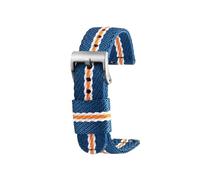 BWBVHRHZY 18mm 20mm 22mm 24mm Woven Nylon Strap Band Men Replacement Bracelet Accessories Fit For Hamilton/Fit For Rolex/Fit For Seiko/Fit For Mido Universal Bracelet(White yellow sk,24mm)