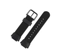 BWBVHRHZY 18mm Nylon Strap Fit For CASIO Band AE-1000W AE-1300 AE1200 W-S200H W-800H W-216H W-735H W-215 AEQ-110W SGW-300H 400H 500H MRW-200H(Black bk)