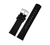 BWBVHRHZY 20mm 21mm 22mm Woven Nylon Bottom Watchband Strap Fit For Tissot T116 Fit For Seiko No. 5 SSB373P1 Fit For Mido/Fit For CASIO Male Bracelet(Black SK,22mm)