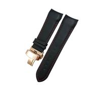 BWBVHRHZY 22mm 23mm 24mm Leather Watchband Fit For Tissot 1853 Couturier T035 T035627 T035410 Black Brown Watch Strap Tools(Black Red-Rose,24mm)