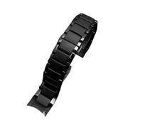 BWBVHRHZY Ceramics Watchband AR1451 AR1452 AR1400 AR1410 Watch Straps With Stainless Steel clasp 22mm 24mm(AR-1410,22mm)