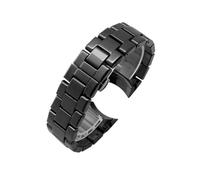 BWBVHRHZY Ceramics Watchband Fit For AR1451 AR1452 AR1400 AR1410 Watch Straps With Stainless Steel Clasp 22mm 24mm(AR1400,24mm)