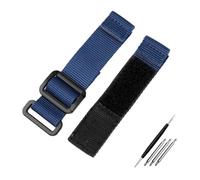 BWBVHRHZY Fit For Bell & Fit For Ross/Fit For BR/Fit For Citizen/Fit For Seiko No.5 007 Series Watchband 20mm 22mm 24mm Outdoor Sports Nylon Watch Strap Men's Watch Accessori(Blue,24mm)
