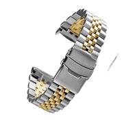 BWBVHRHZY Fit For Seiko Diving Watch Strap773 Srp774 Srp777 SRPA21E 99K1 22MM Solid Men's Stainless Steel Watchband Accessories(Silver gold)