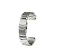 BWBVHRHZY Fit For SEIKO No. 5 Watch Band Red Toothed Water Ghost Little Monster SRP307 313 SKX779 SKX781 Strap Stainless Steel Chain Bracelet(Silver)