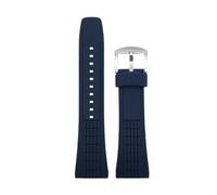 BWBVHRHZY Fit For Seiko VELATURA/SRH 006 013 SPC007J1 SNAE17 26mm Black Silicone Sports Strap 26mm Men's Rubber Watchband Watch Accessories(108 blue Silver)