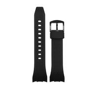 BWBVHRHZY Fit For Seiko VELATURA/SRH 006 013 SPC007J1 SNAE17 26mm Black Silicone Sports Strap 26mm Men's Rubber Watchband Watch Accessories(111 black black)