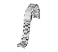 BWBVHRHZY Fit For TAG HEUER 300 Series Solid Stainless Steel Strap WAY201A WAY211 ABA0927 Curved Steel WatchBands Men 20.5mm 21.5MM Bracelet(20.5mm)