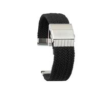 BWBVHRHZY High Elastic Nylon Watchband Fit For Casio DW5600 GW-5000 GW-M5610 GA2100 GA-2100 DW-5600 GM2100 Fashion Fabric Watch Strap Bracelet(White Black)