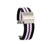 BWBVHRHZY High Elastic Nylon Watchband Fit For Casio DW5600 GW-5000 GW-M5610 GA2100 GA-2100 DW-5600 GM2100 Fashion Fabric Watch Strap Bracelet(Silver Yellow)