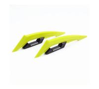 BWBVHRHZY Motorcycle Front Fairing Winglets 1pair Universal Side Spoilers Dynamic Wing Sticker Motorcycle Winglet Aerodynamic(Giallo.)