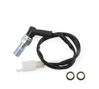 BWBVHRHZY Motorcycle Hydraulic Brake Pressure Switch Universal Rear Stop Light With Cables Fit For Moped Bike ATV(Bent 1 thread)