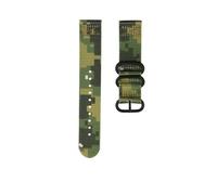 BWBVHRHZY Nylon Canvas Watch Strap 22mm 24mm Ultralight Ethnic Style Camouflage Green Men Watchband Fit For Suunto 9 PEAK BARO 7/D5 ELEMENTUM(P2-B pin,24mm)