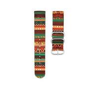 BWBVHRHZY Nylon Canvas Watch Strap 22mm 24mm Ultralight Ethnic Style Camouflage Green Men Watchband Fit For Suunto 9 PEAK BARO 7/D5 ELEMENTUM(P1-S pin,24mm)