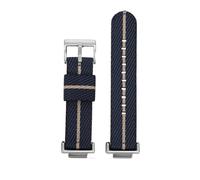BWBVHRHZY Nylon Canvas Watch Strap Fit For CASIO DW5600 GWb5600 GWM5610 GM5600 Blue Black Gray Red Cyan Khaki Men's Watchband Silver Adapter(Blue beige-S,DW5600)