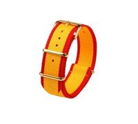 BWBVHRHZY Nylon Watch Band Fit For Seiko No. 5 Street Overlord Limited Edition SRPF23 SRPF24 SRPF19K1/SRPF20K1 Nylon Bottom Watchband(Yellow gk)