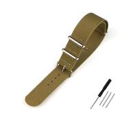 BWBVHRHZY Nylon Watch Band Ribbed Strap 18mm 19mm 20mm 22mm Fit For Military Ballistic Fabric Replacement Premium Watchband Accessories(E,18mm)