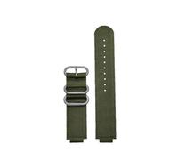 BWBVHRHZY Nylon Watch Band Strap Fit For Casio AE-1200 AE-1300 AE-1000W Modified Nylon Wristband Men's Bracelet Accessorie 18mm(Army Green SK)