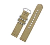 BWBVHRHZY Quick Release Men Watchband Fit For Hamilton Khaki Field Fit For SEIKO Fit For Casio Canvas Watch Strap 20 22mm Army Green Gray Blue Nylon Wristband(A Khaki - steel,20mm)