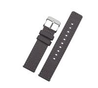 BWBVHRHZY Quick Release Men Watchband Fit For Hamilton Khaki Field Fit For SEIKO Fit For Casio Canvas Watch Strap 20 22mm Army Green Gray Blue Nylon Wristband(B Gray-steel,22mm)