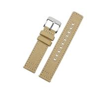 BWBVHRHZY Quick Release Men Watchband Fit For Hamilton Khaki Field Fit For SEIKO Fit For Casio Canvas Watch Strap 20 22mm Army Green Gray Blue Nylon Wristband(B Khaki-steel,22mm)