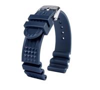 BWBVHRHZY Silicone Watch Strap Sport Diving Rubber Longer Men‘s Wrist Band Bracelet Accessories Fit For Seiko Fit For Citizen Fit For Casio Watchband 20m 22mm(Blue01,20mm)