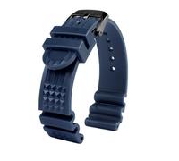 BWBVHRHZY Silicone Watch Strap Sport Diving Rubber Longer Men‘s Wrist Band Bracelet Accessories Fit For Seiko Fit For Citizen Fit For Casio Watchband 20m 22mm(Blue02,22mm)